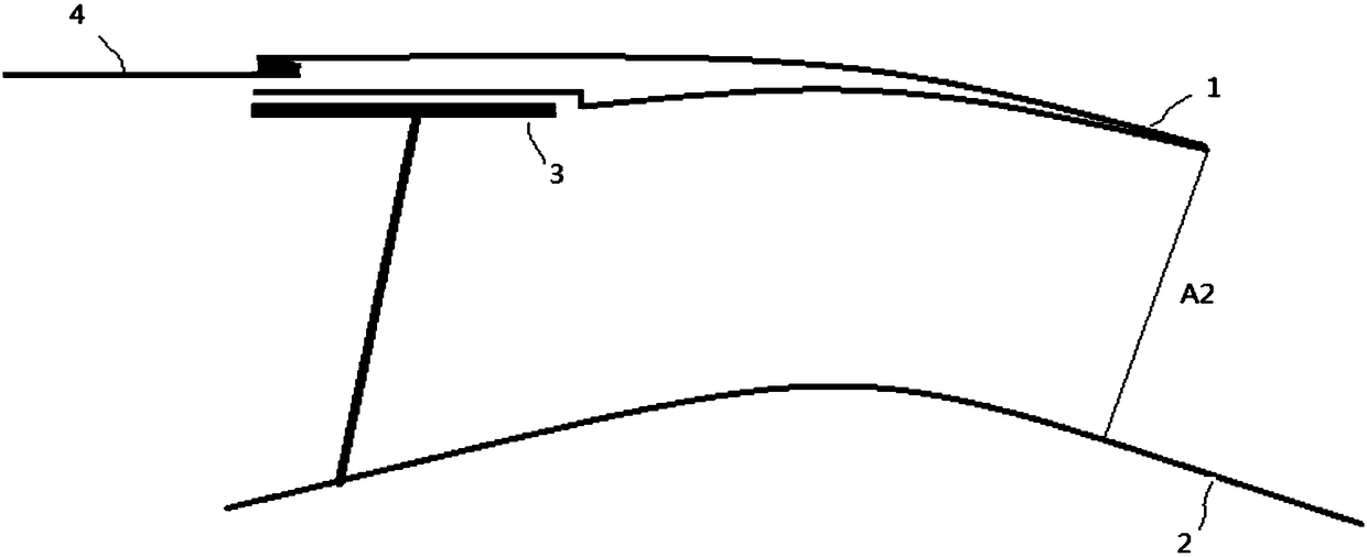 High-bypass-ratio turbofan engine and variable bypass duct air exhausting area type air exhausting device thereof