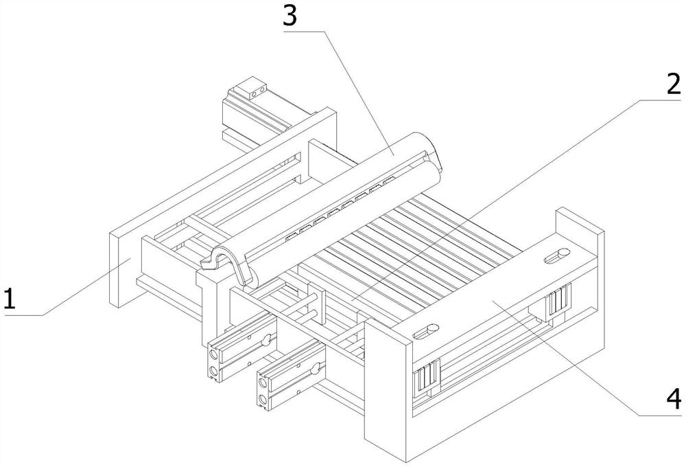 Automatic loading and unloading equipment for new energy automobile battery assembly