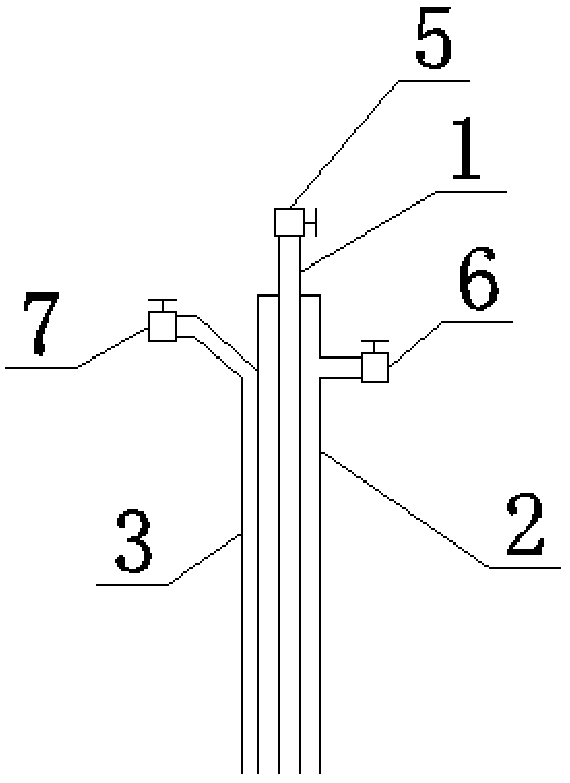 Retrograde sectional grouting device with a single grouting-stop plug and method applicable to fractured rock masses