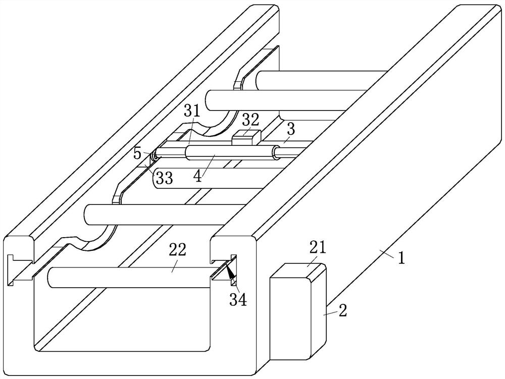 A gauze conveying device capable of preventing the gauze from being off-line