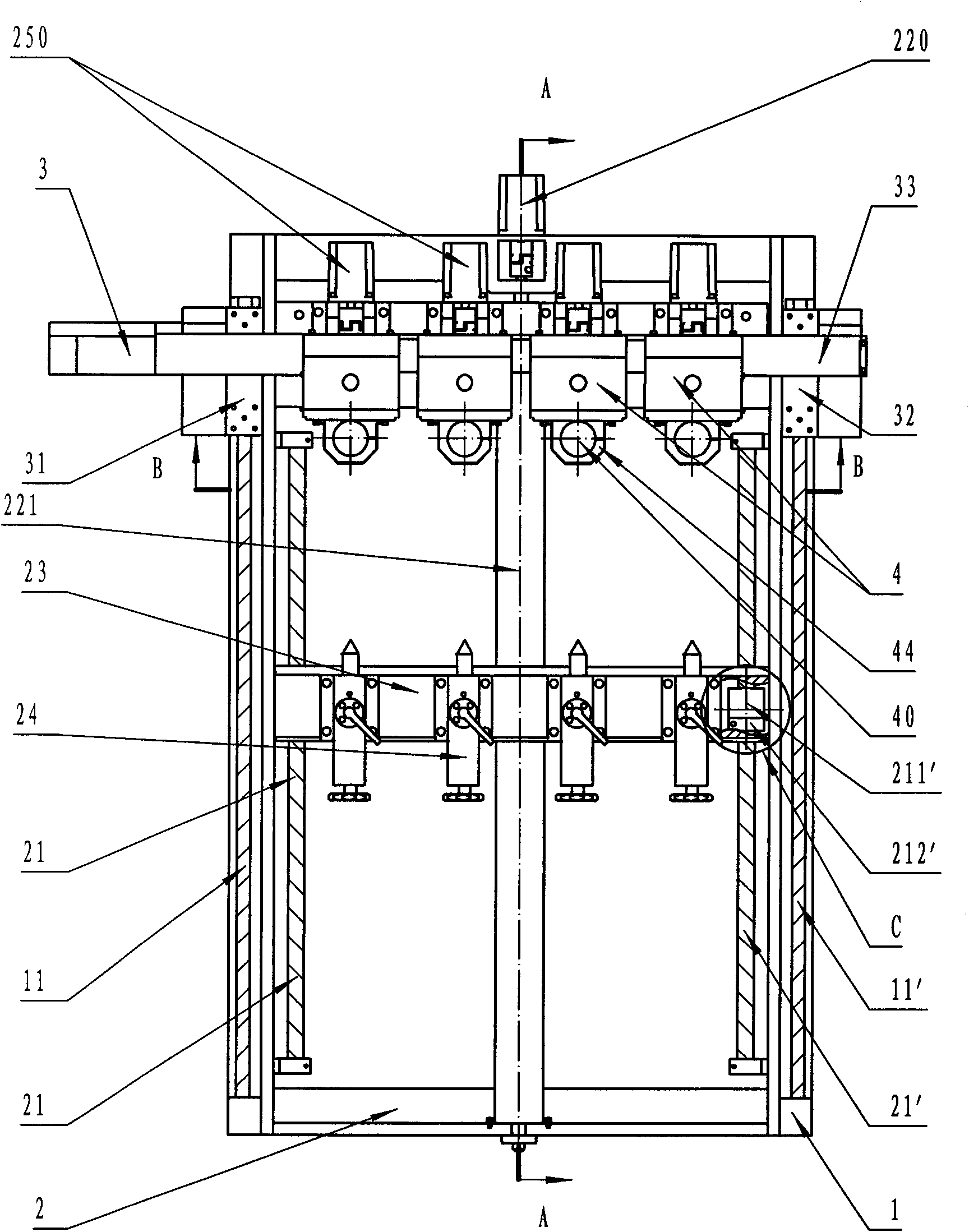 Cylindrical engraving machine