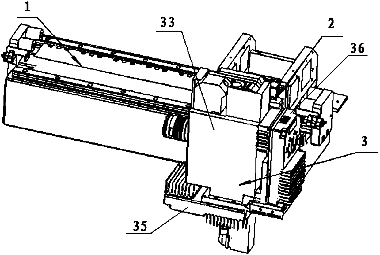 Display module particle detection camera mechanism