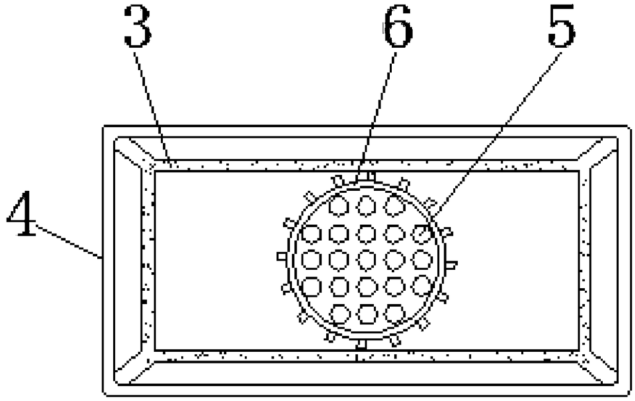 Rotary powder scraping device