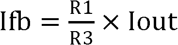 High-voltage end current detection circuit