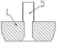 Floating type brake pad used in rainy and snowy weather