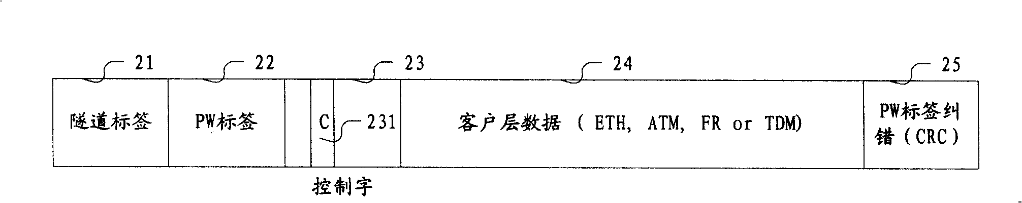 A PW label correction processing method and its device in MPLS transmission network