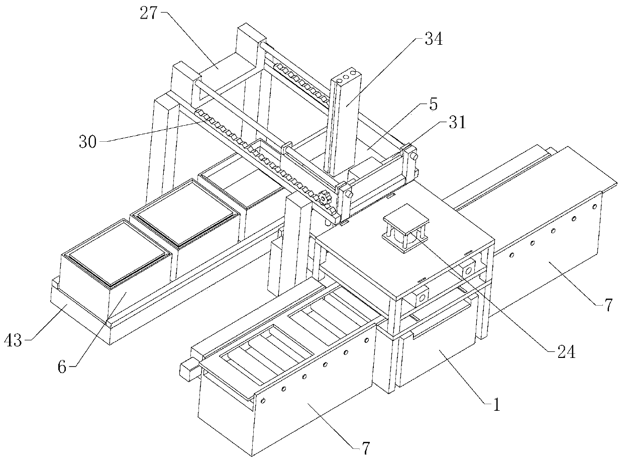 Sheet shearing device capable of synchronizing shearing and arranging