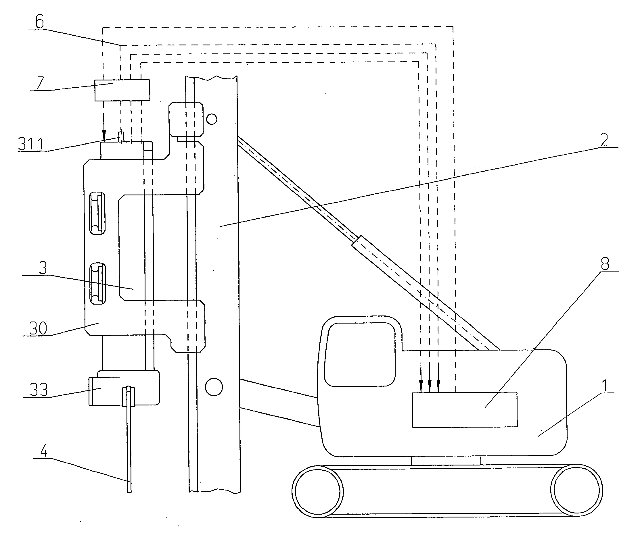 Vibration generator for a vibration pile driver