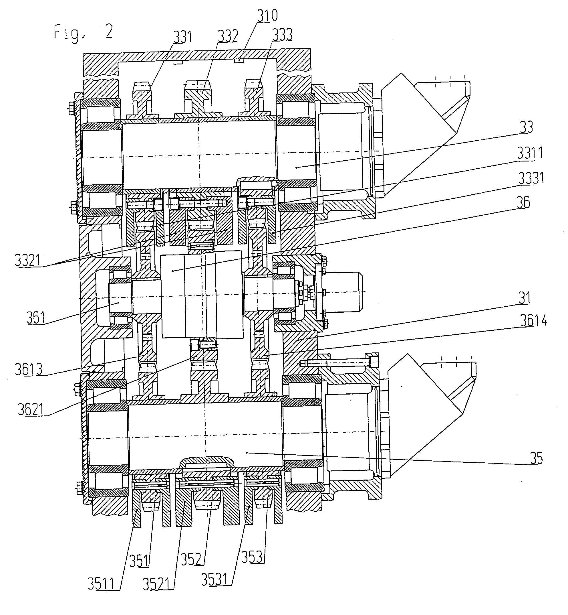 Vibration generator for a vibration pile driver