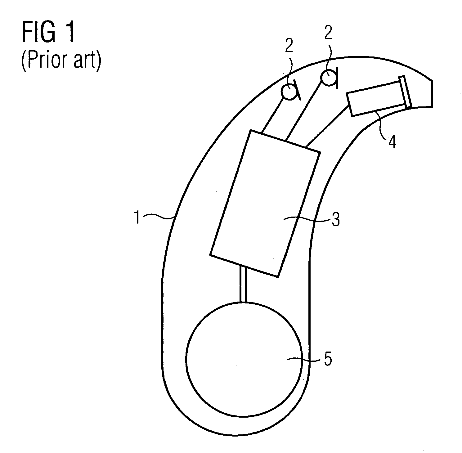 Securing device with light source for a hearing apparatus and corresponding hearing apparatus