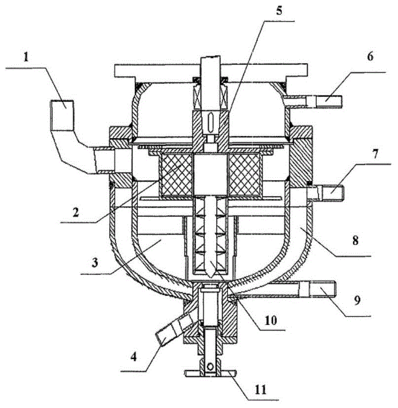 Method for preparing graphene through hypergravity technology