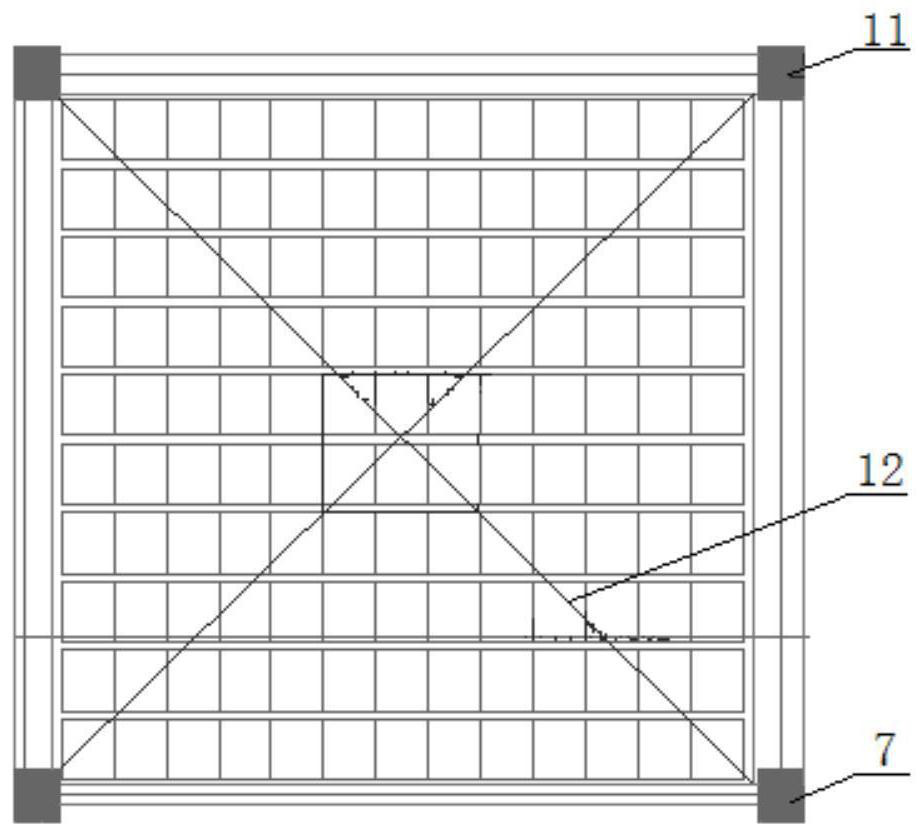 Construction method of concrete spreader supporting structure on hollow floor