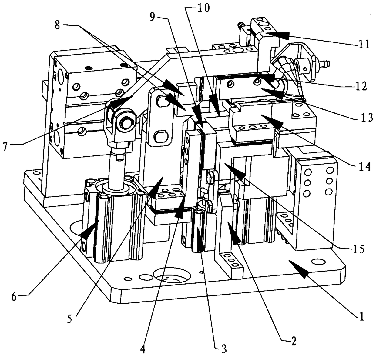 Automobile pedal bracket welding tool