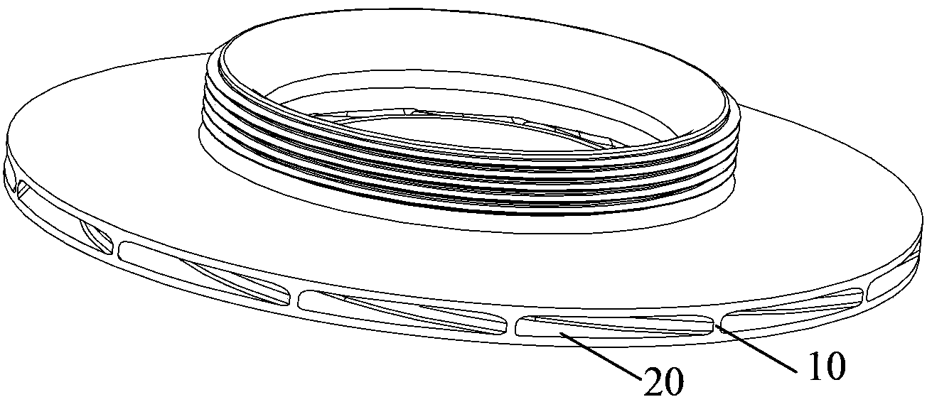 Split electrode electrosparking method and adopted split electrode