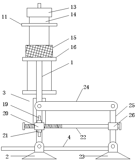 Auxiliary needle feeding device for traditional Chinese medicine acupuncture and moxibustion