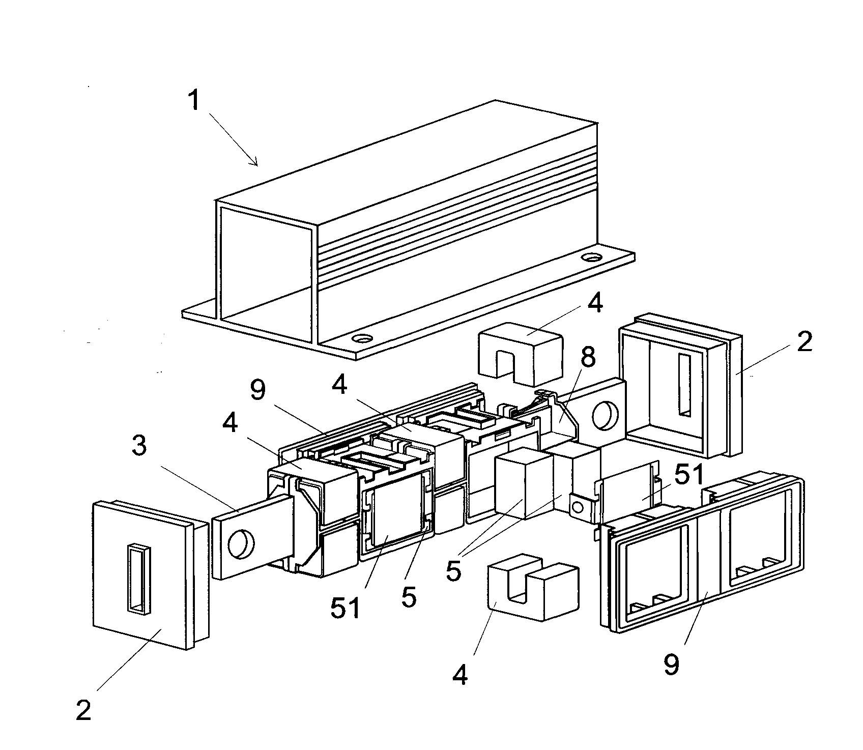 Feed through emc filter