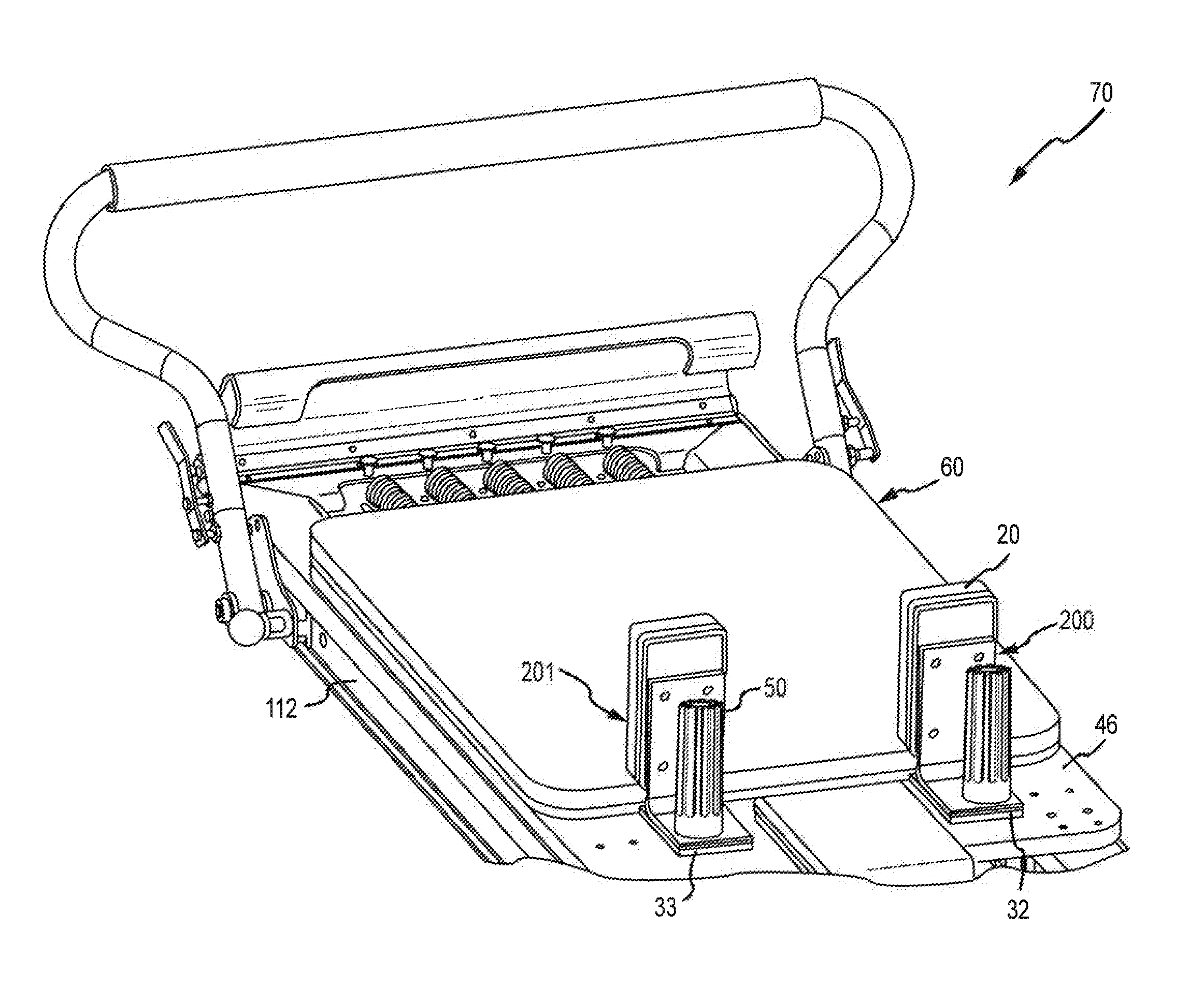 Removable shoulder stop assembly with locking mechanism