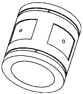 Load-deflection-resisting static pressure bearing sealing hydraulic cylinder