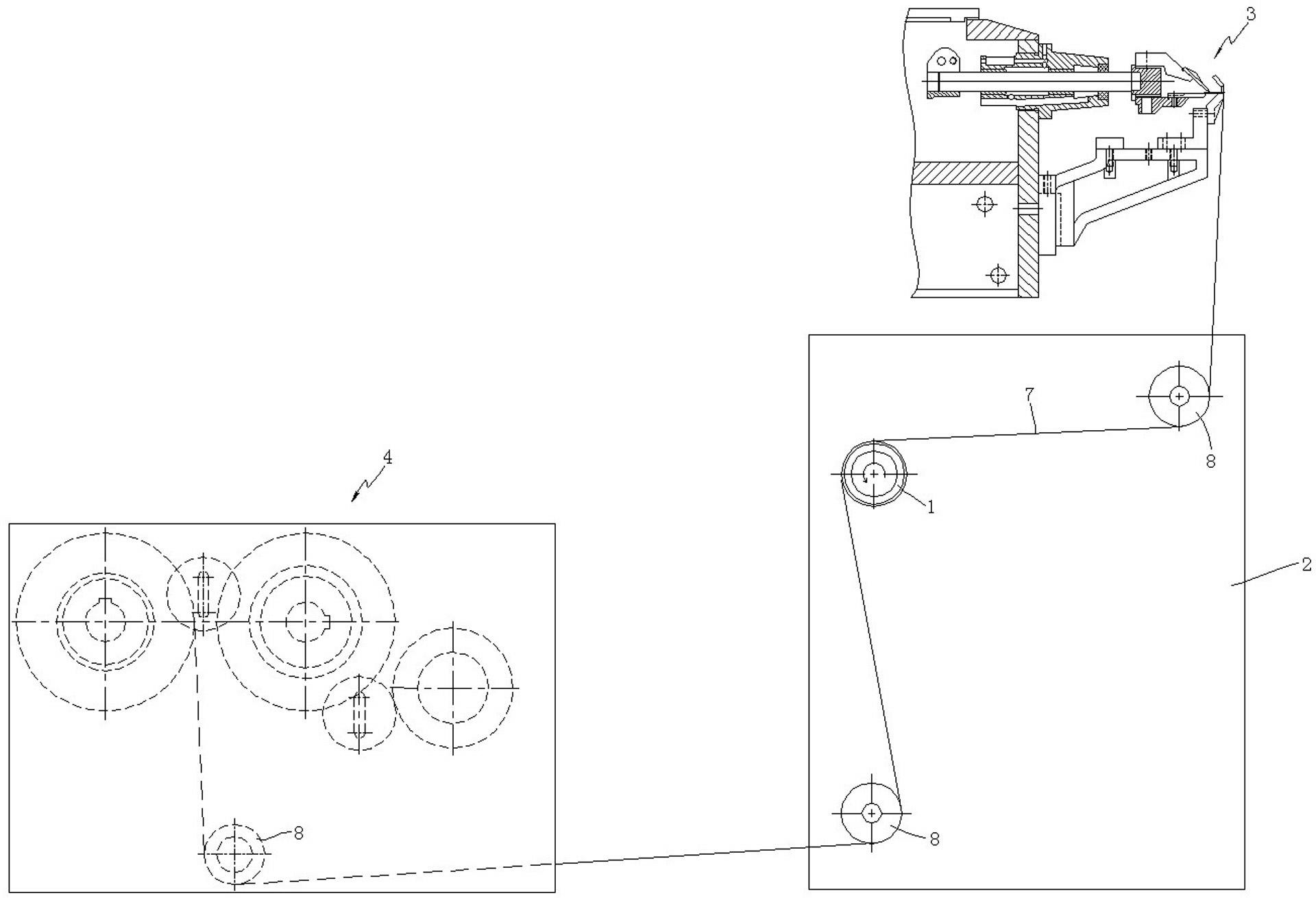 Cloth expanding device of warp knitting machine