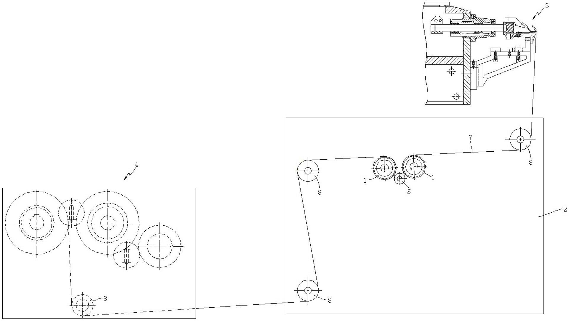 Cloth expanding device of warp knitting machine