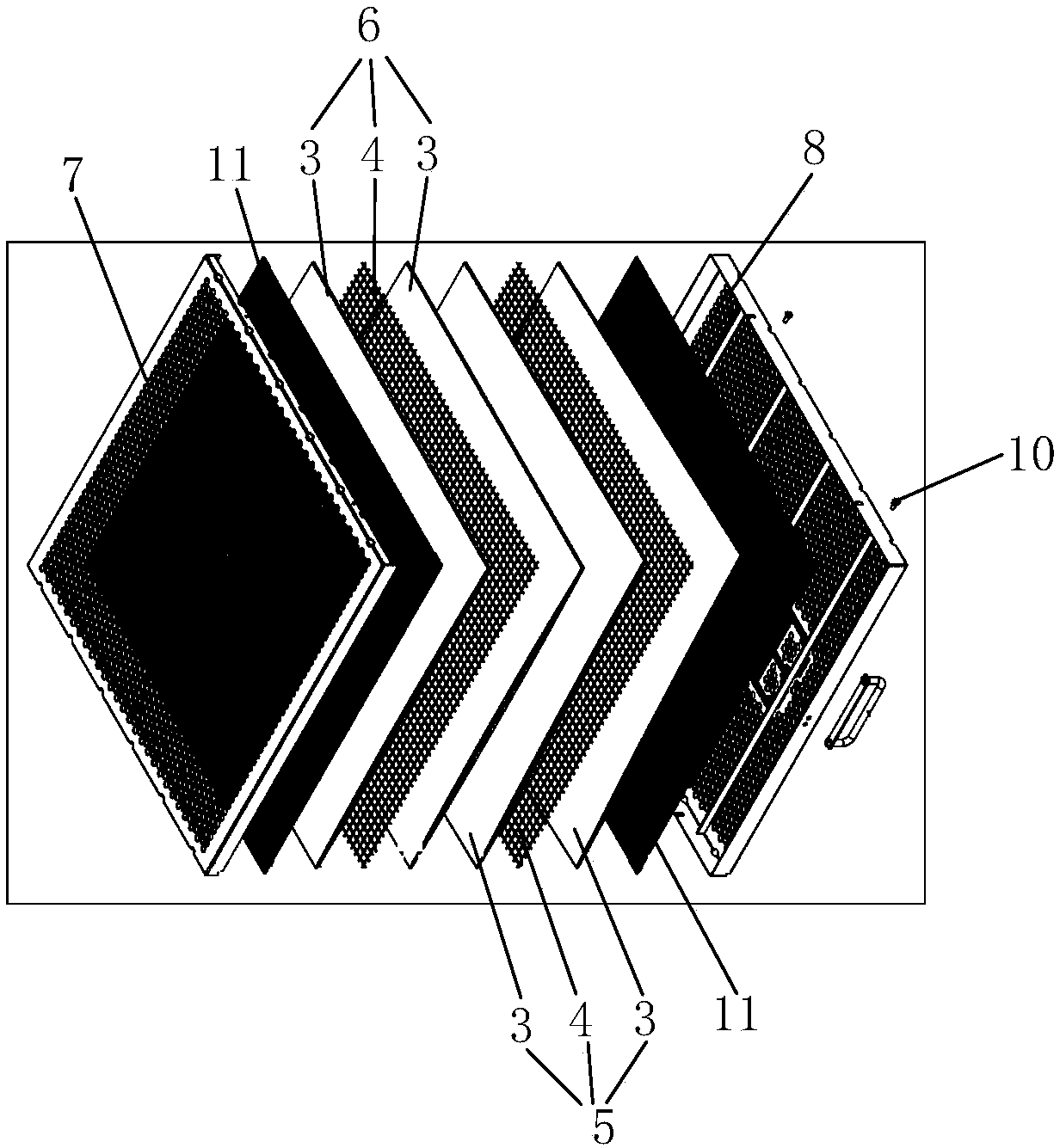 Deoiling net and processing method thereof