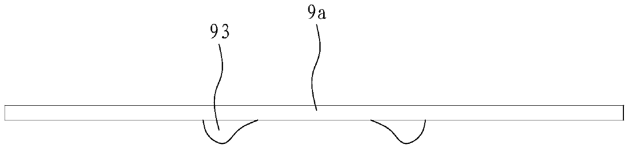 Applying device for gauze mask nose clamping strips