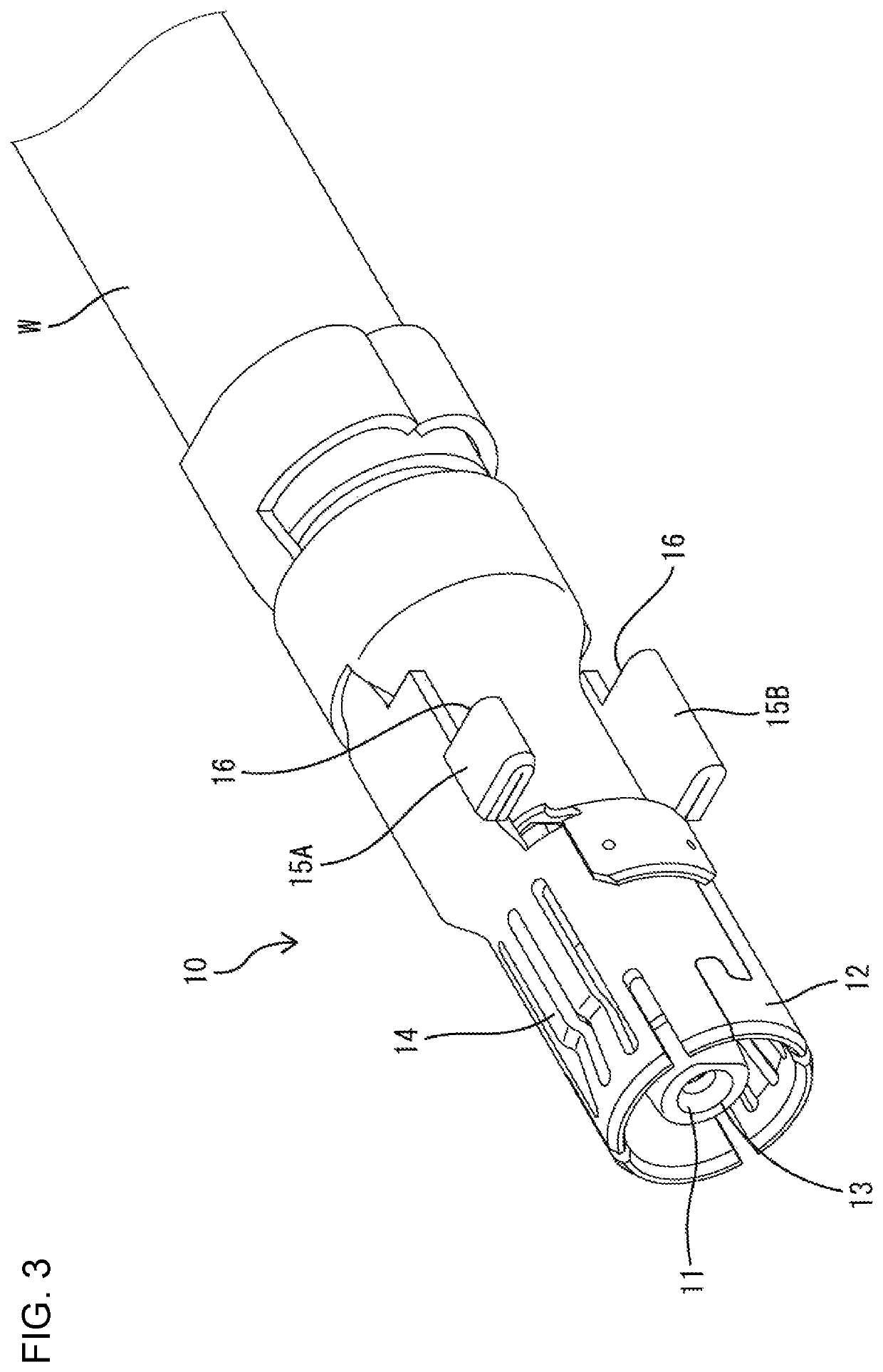 Connector housing and connector