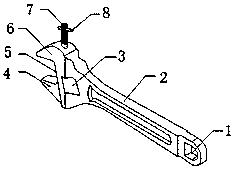 Movable fixture wrench with labor-saving and convenient functions