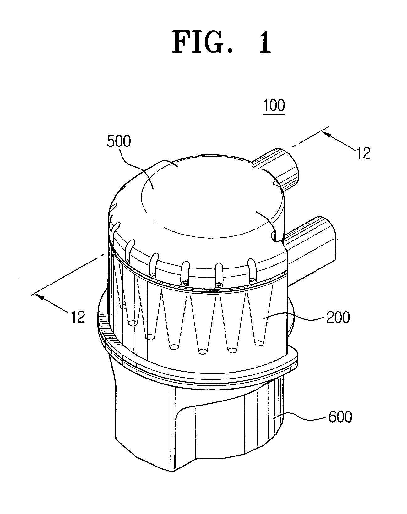 Cyclone vessel dust collector and vacuum cleaner having the same