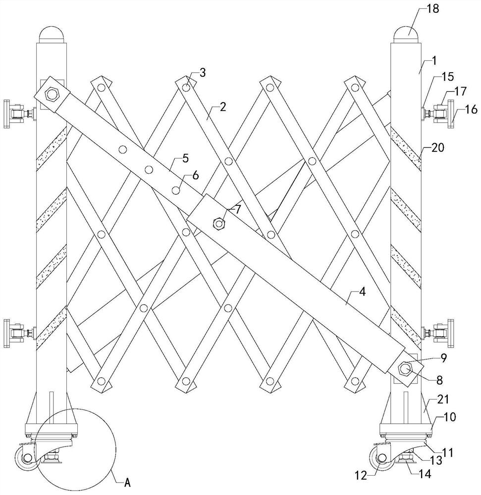 Building protective fence