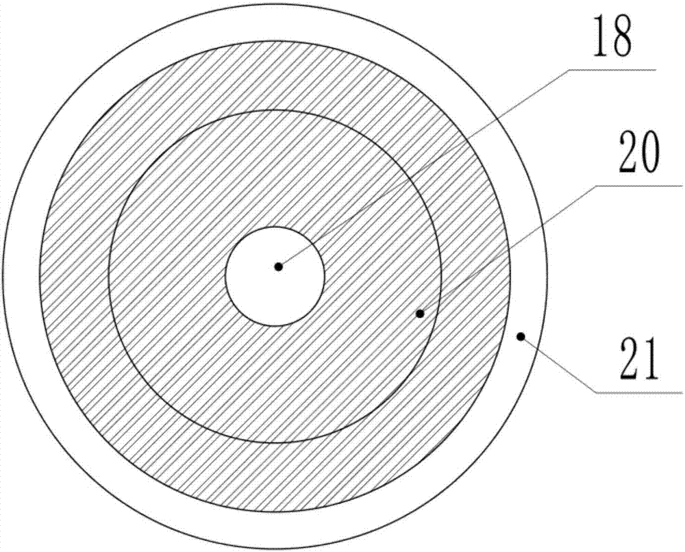 Medicine powder grinding device for capsule tablet preparation