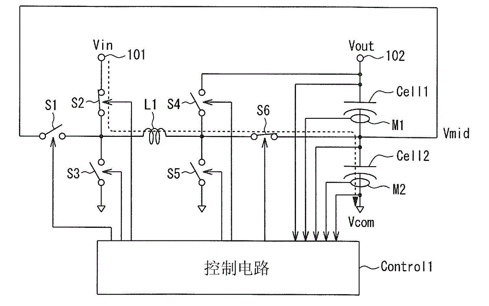 Circuit for balance-charging serial storage cells and method for balance-charging serial storage cells