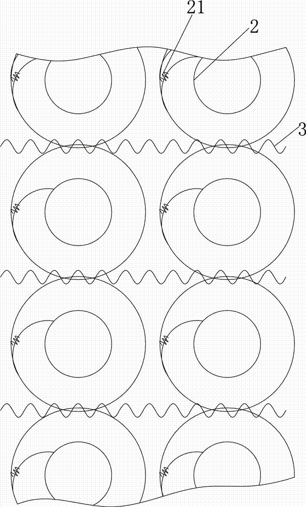 Spring positioning device and spring positioning method