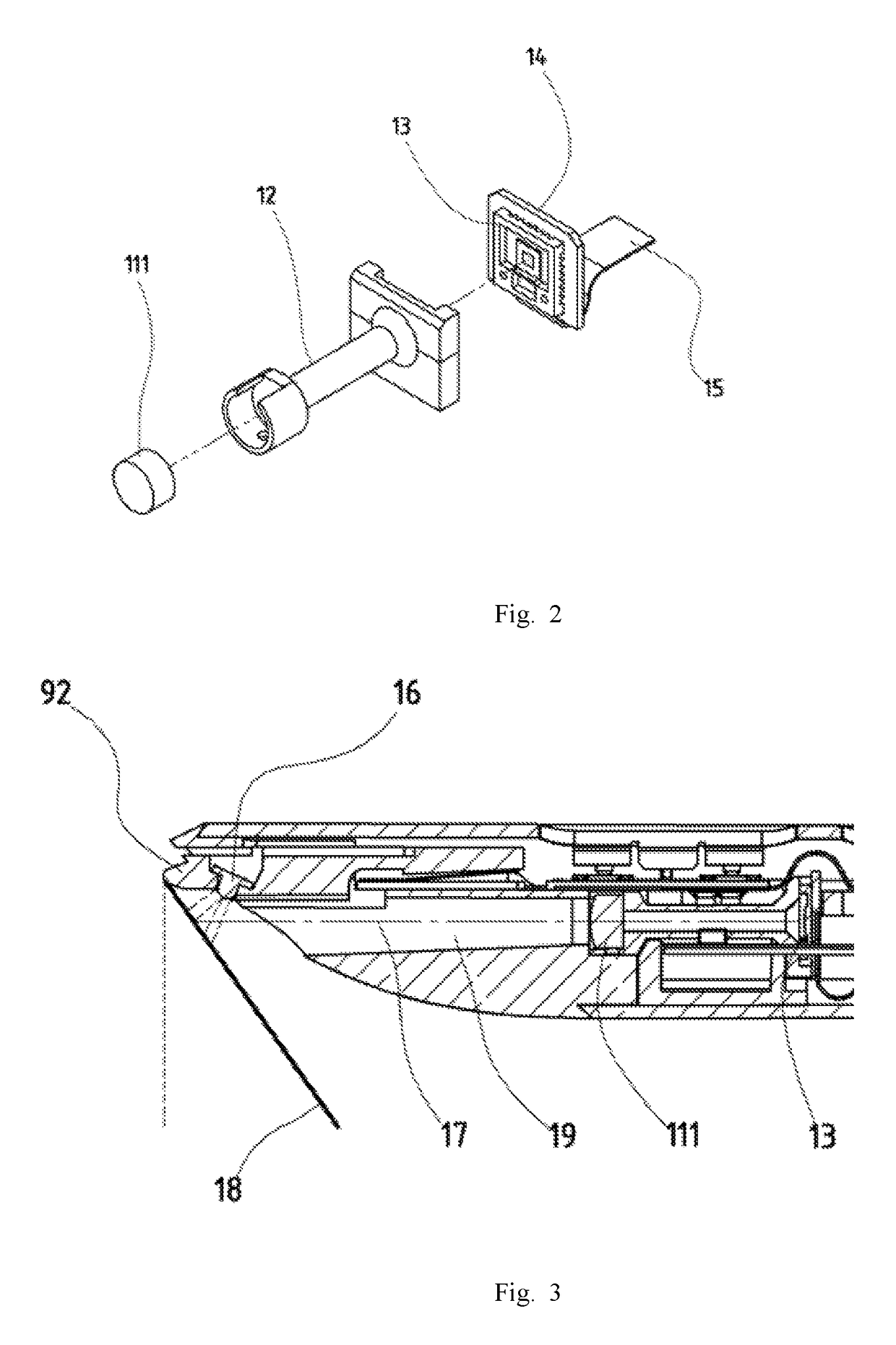 Wireless positioning pen with pressure-sensitive tip