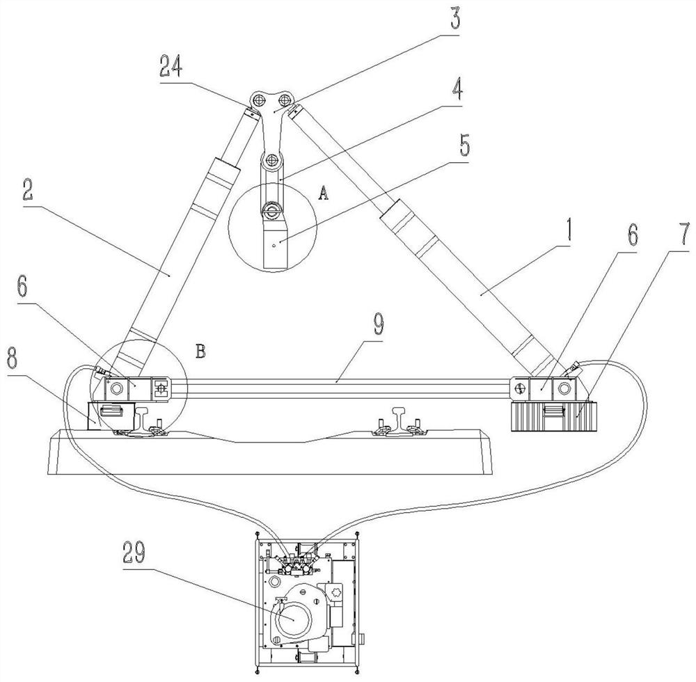 Multifunctional hydraulic hoisting rescue equipment