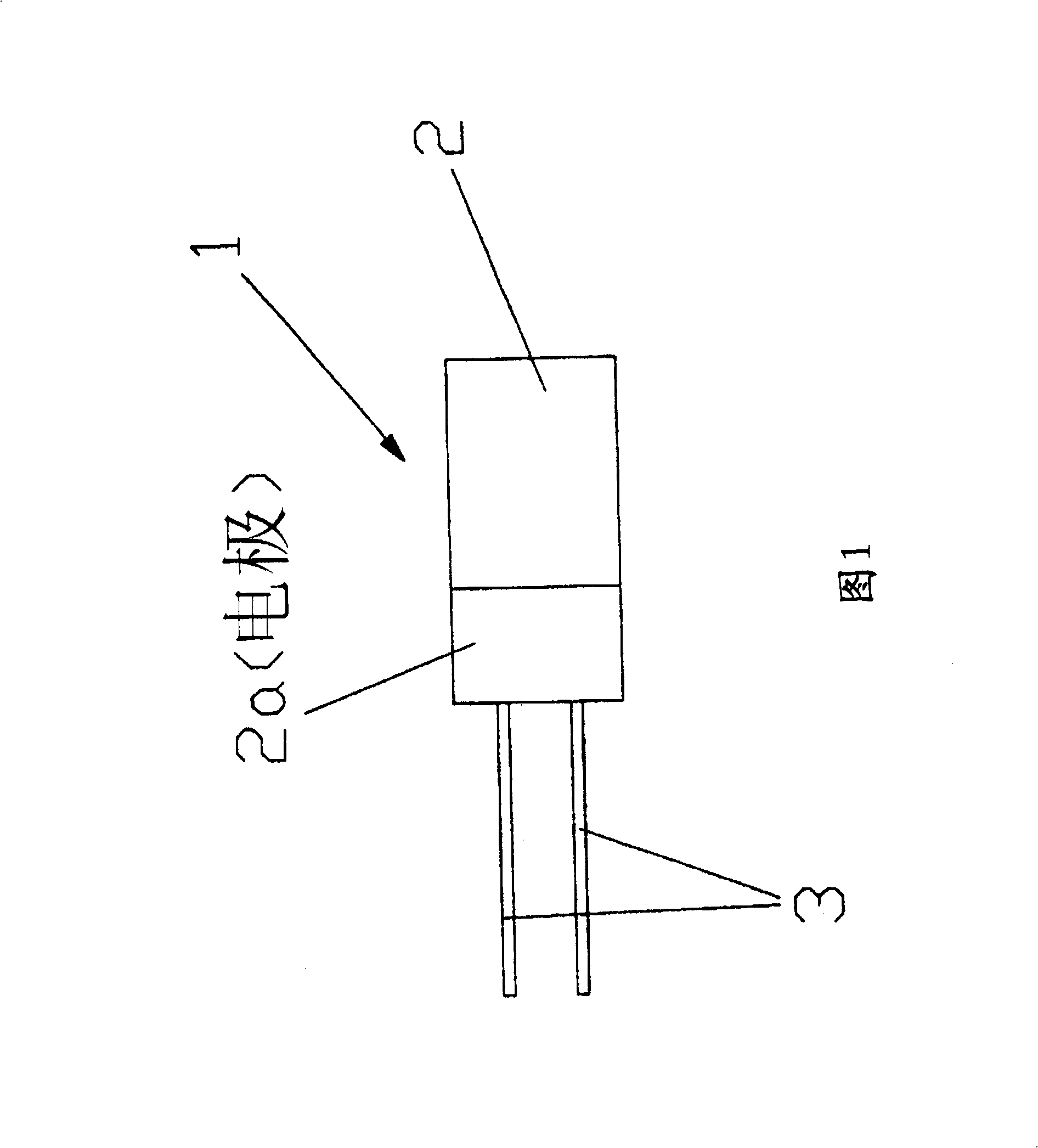 Temperature tester based on film type temperature sensor and its manufacture method