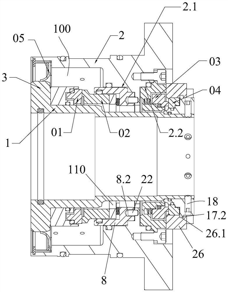 A cartridge mechanical seal for a process screw compressor