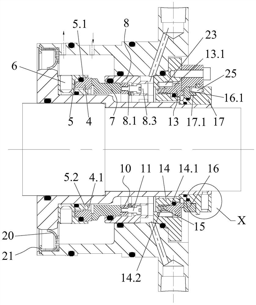 A cartridge mechanical seal for a process screw compressor