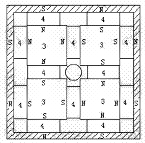 Magnetic module formed by permanent magnet magnetic circuit and magnetic circuit transformational structure