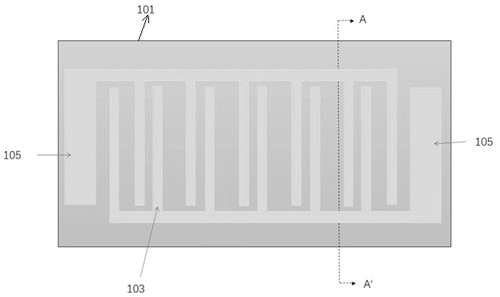 Silicon-based interdigital electrode based on porous silicon, and manufacturing method of silicon-based interdigital electrode