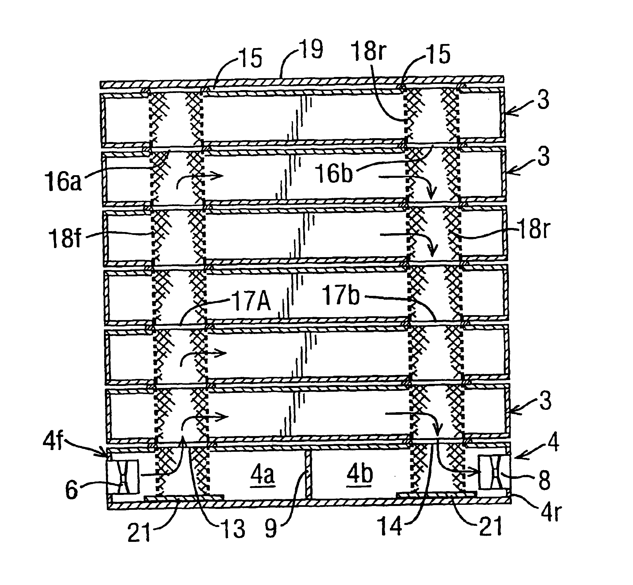 Balanced flow cooling