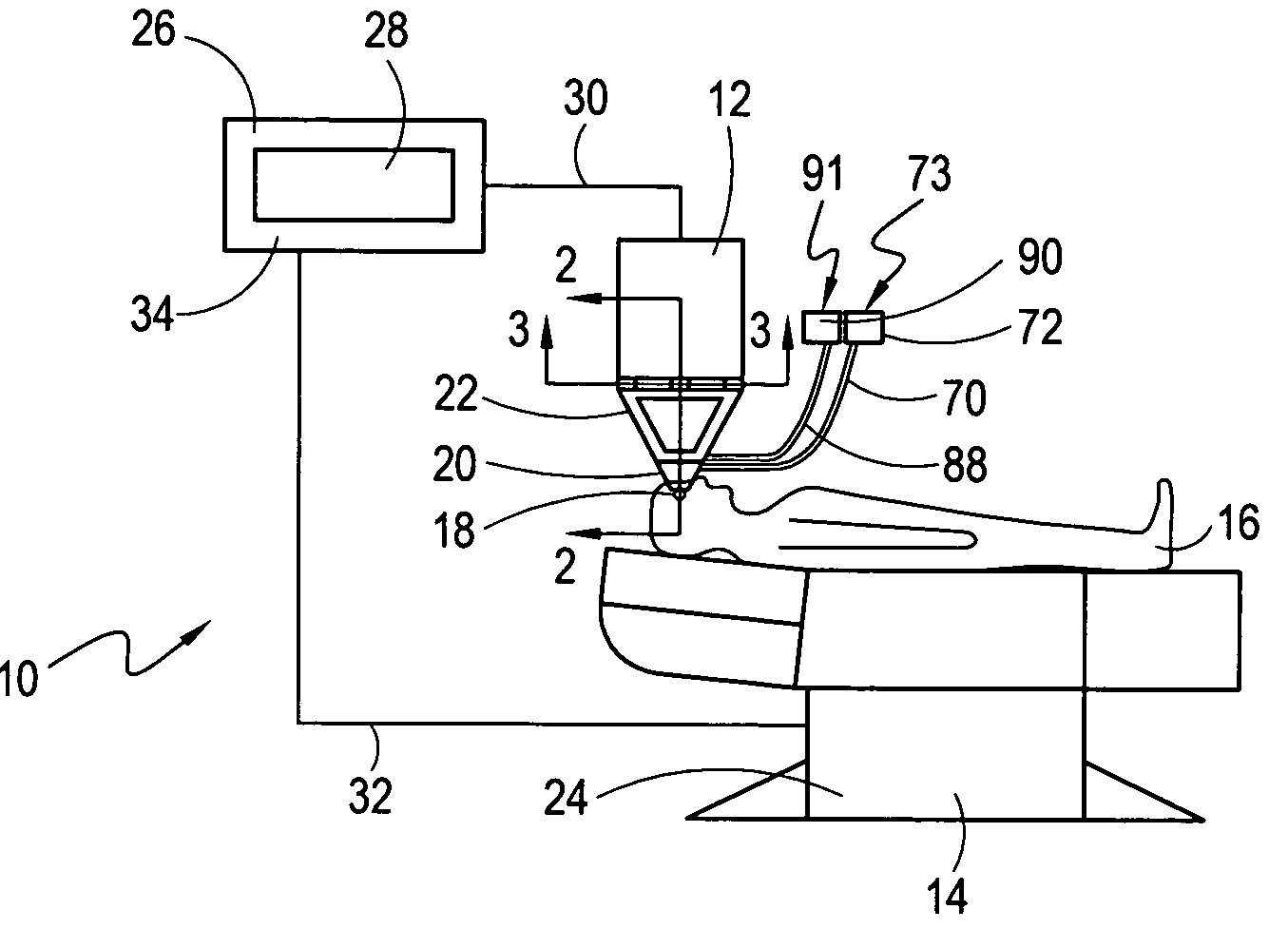 System and method for positioning a patient for laser surgery