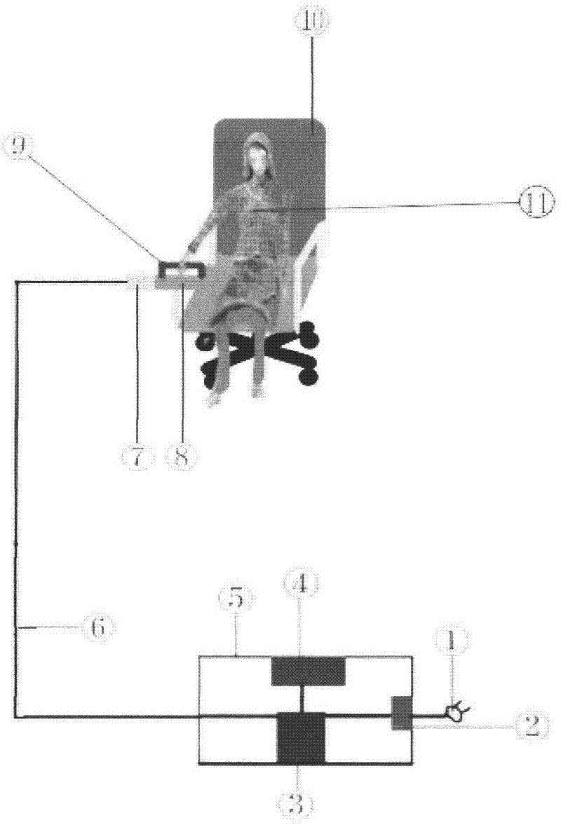 Method and device for treating psoriasis with ultrasonic wave