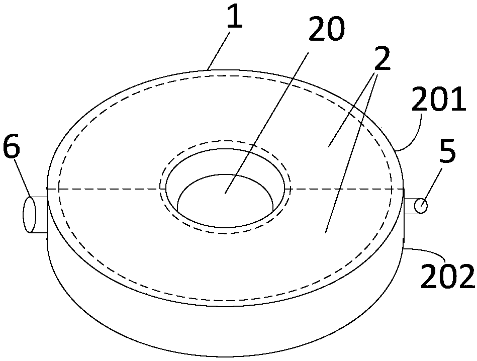 Holding pole power supply