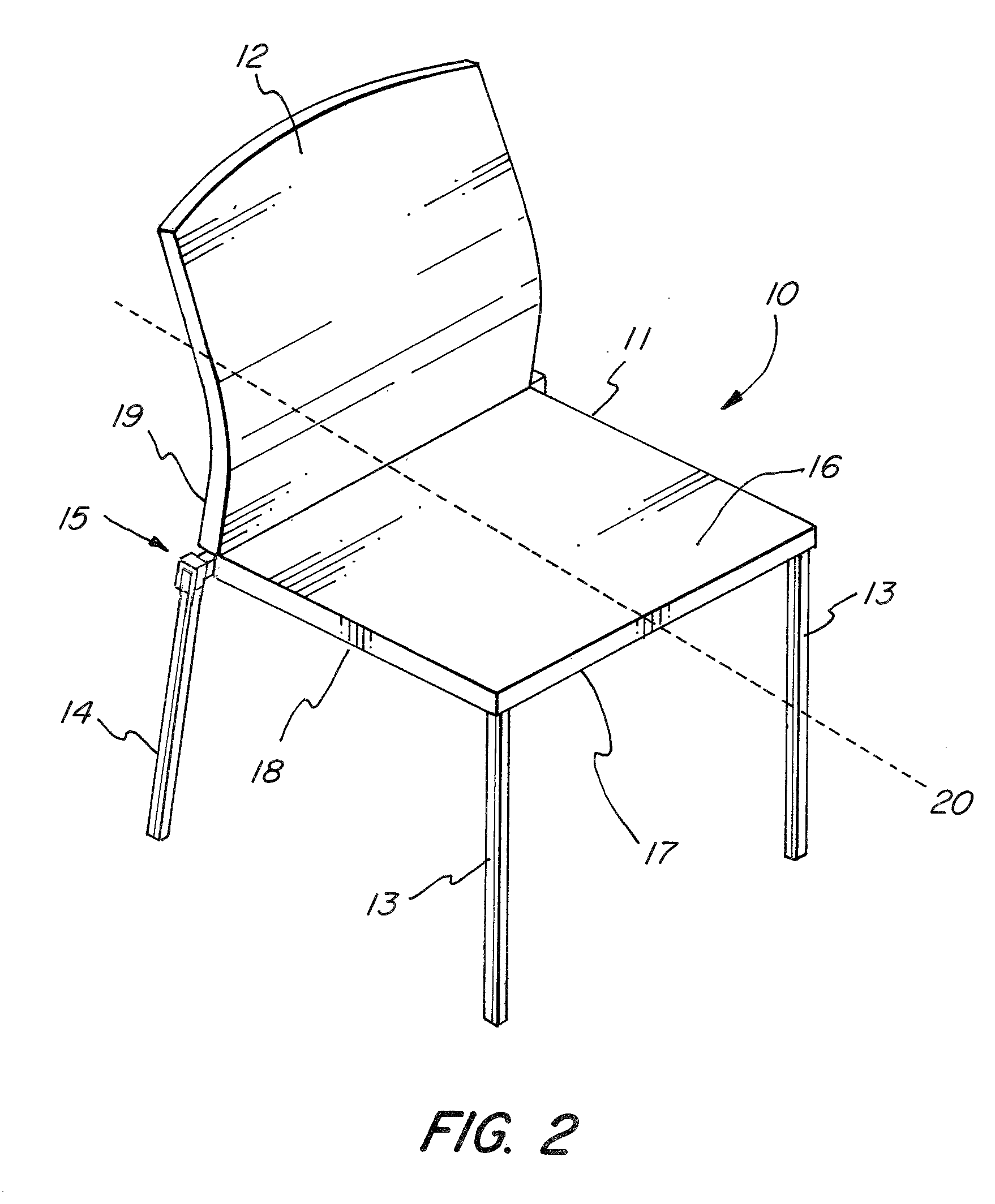 Stackable chair with telescopic leg mechanism