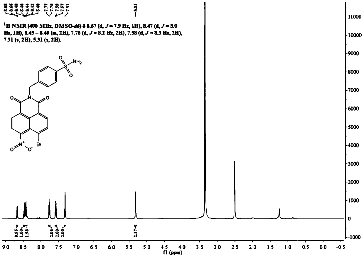 Carbonic anhydrase fluorescent probe with high brightness and high light stability