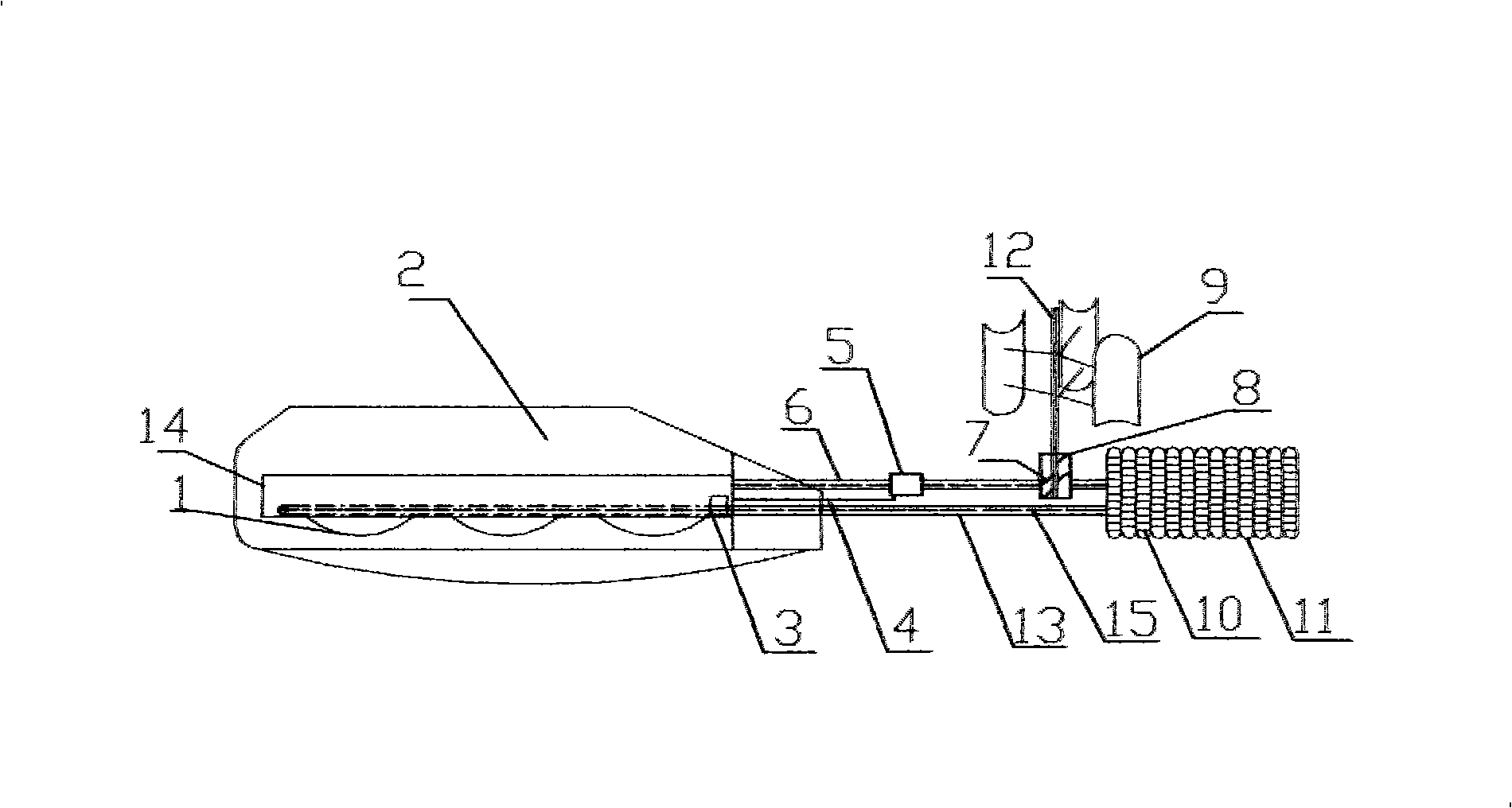 Wind-electricity complementary LED road lamp heat radiating device