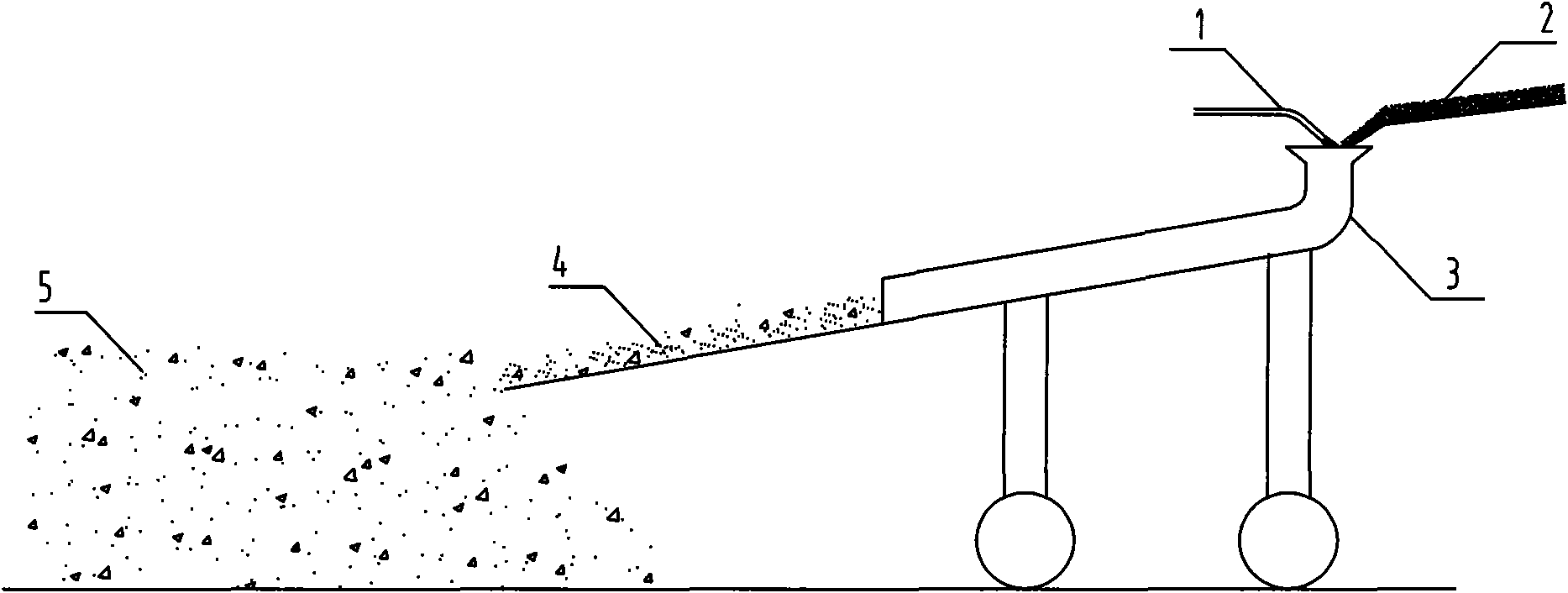 Construction method of gunite concrete