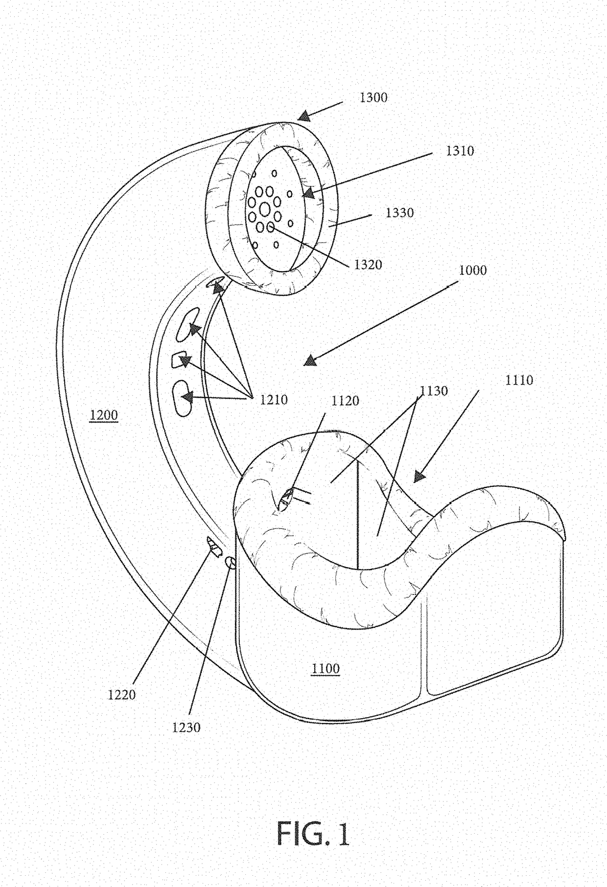 Anechoic cup or secondary anechoic chamber comprising metallic flake mixed with sound attenuating or absorbing materials for use with a communication device and related methods