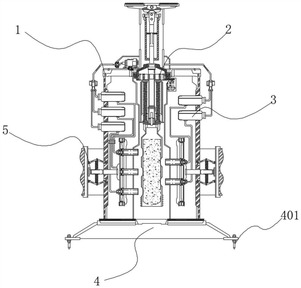 Portable shallow mudstone sampling mechanism